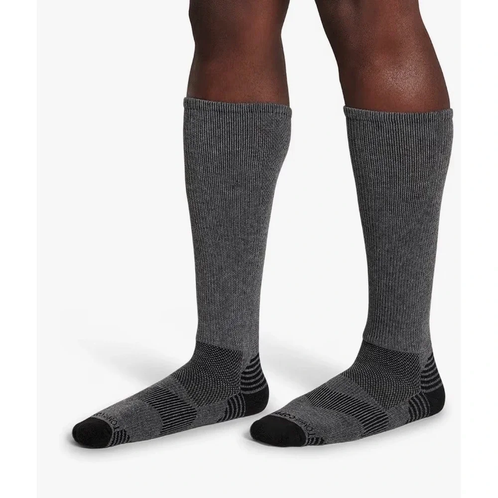 (4 PAIR)TOMMIE COPPER‎ Men's Compression Over-the-Calf Socks Stripe/ Size 9-11.5